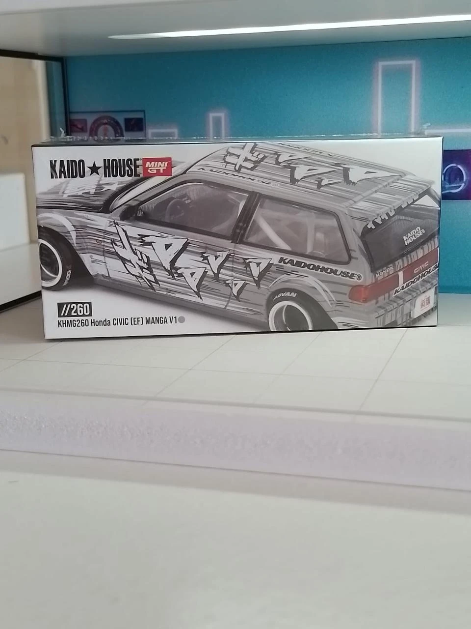 Kaido House 1/64 KH260 Honda Civic (EF) Manga V1 - NOVO/LACRADO
